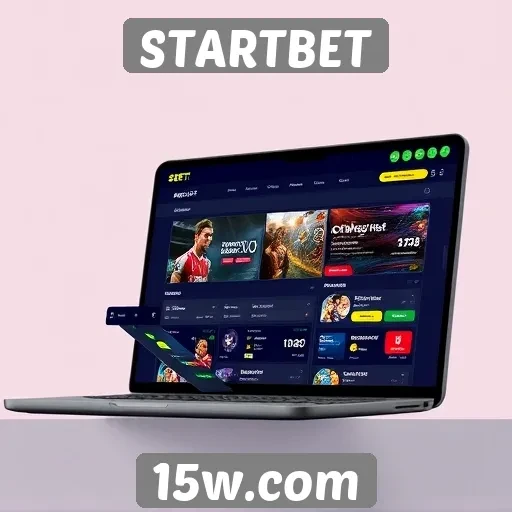 Interface do STARTBET melhora experiência do usuário